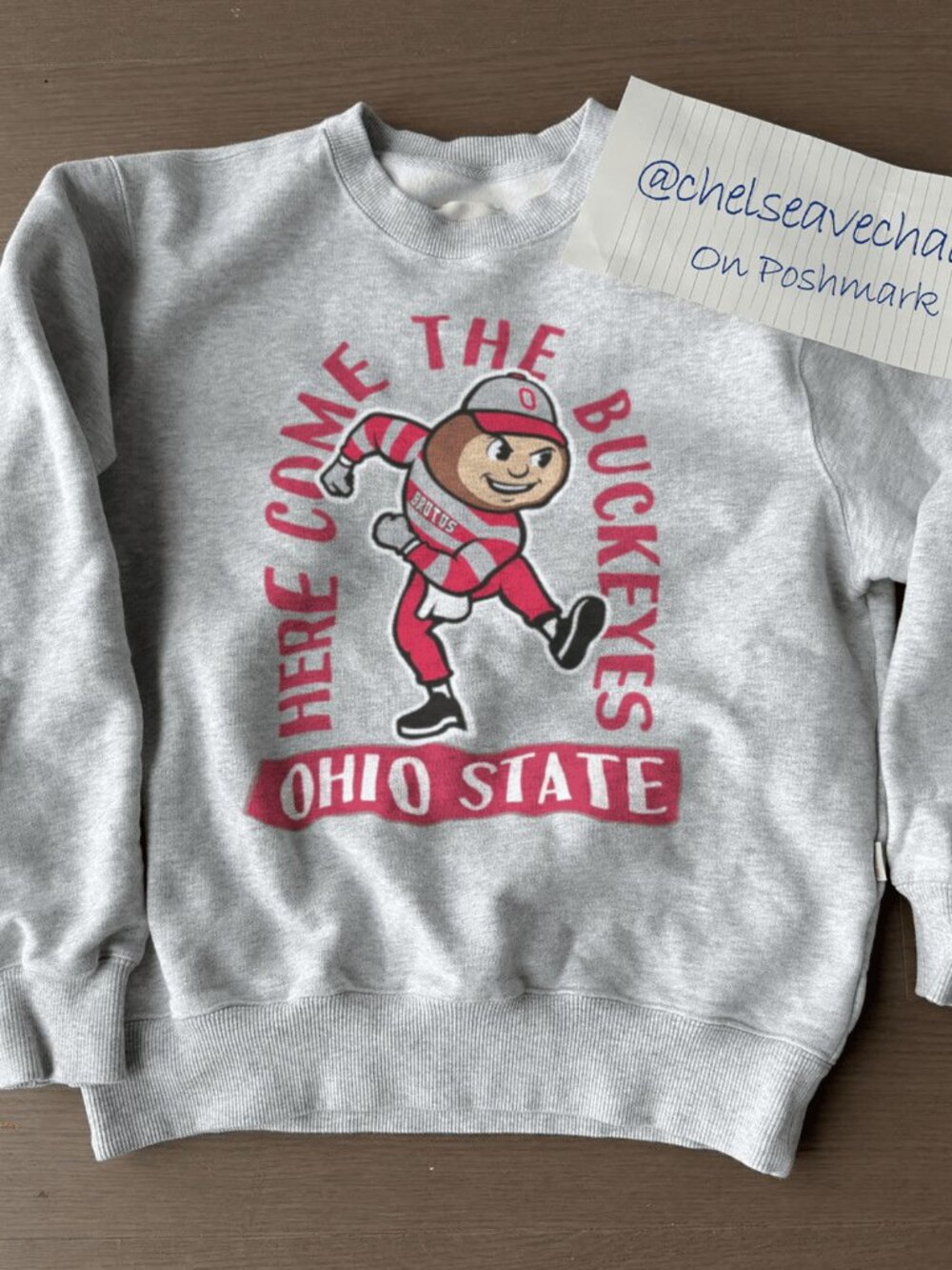 Vintage Ohio State Buckeyes Football Here Come The Buckeyes Brutus Sweatshirt